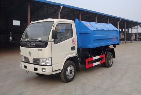 山西長治湖北程力掛桶式垃圾車工作原理及布局簡介 垃圾車廠家圖片價格