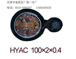 自承式通信電纜-索道通信電纜型號HYAC，HYYC