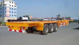 解放平板式半掛車 集裝箱平板式半掛車出廠價(jià)