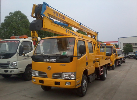 河北邢臺(tái)東風(fēng)福瑞卡16米高空作業(yè)車廠家