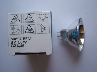 W˾ 64607 8V50W GZ6.35 EFM M