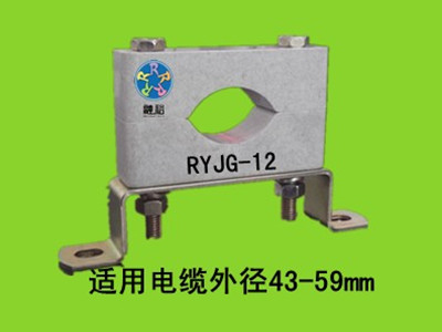 高壓絕緣電纜線夾，白色高強(qiáng)度電纜固定夾，代替鋁合金電纜卡子