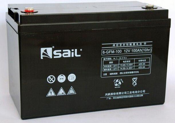 風帆蓄電池6-GFM-10012V100ah參數報價 廠家報價
