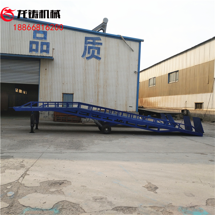 江蘇載重6噸移動式登車橋機械式登車橋移動式液壓登車橋液壓升降設備加工廠