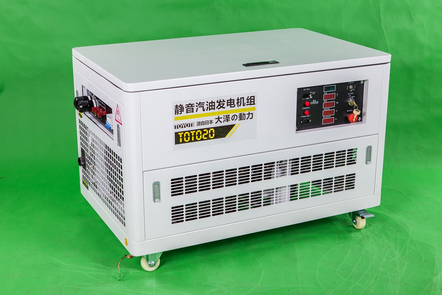 高原車(chē)上專(zhuān)用的20kw低噪音汽油發(fā)電機(jī)型號(hào)