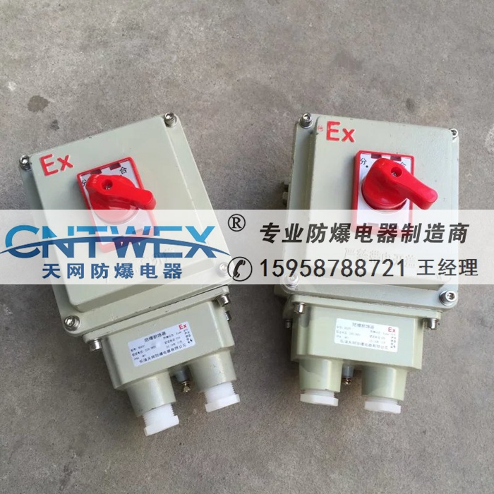 防爆斷路器箱體 BDZ52防爆空氣開關(guān) 16A32A40A50A6