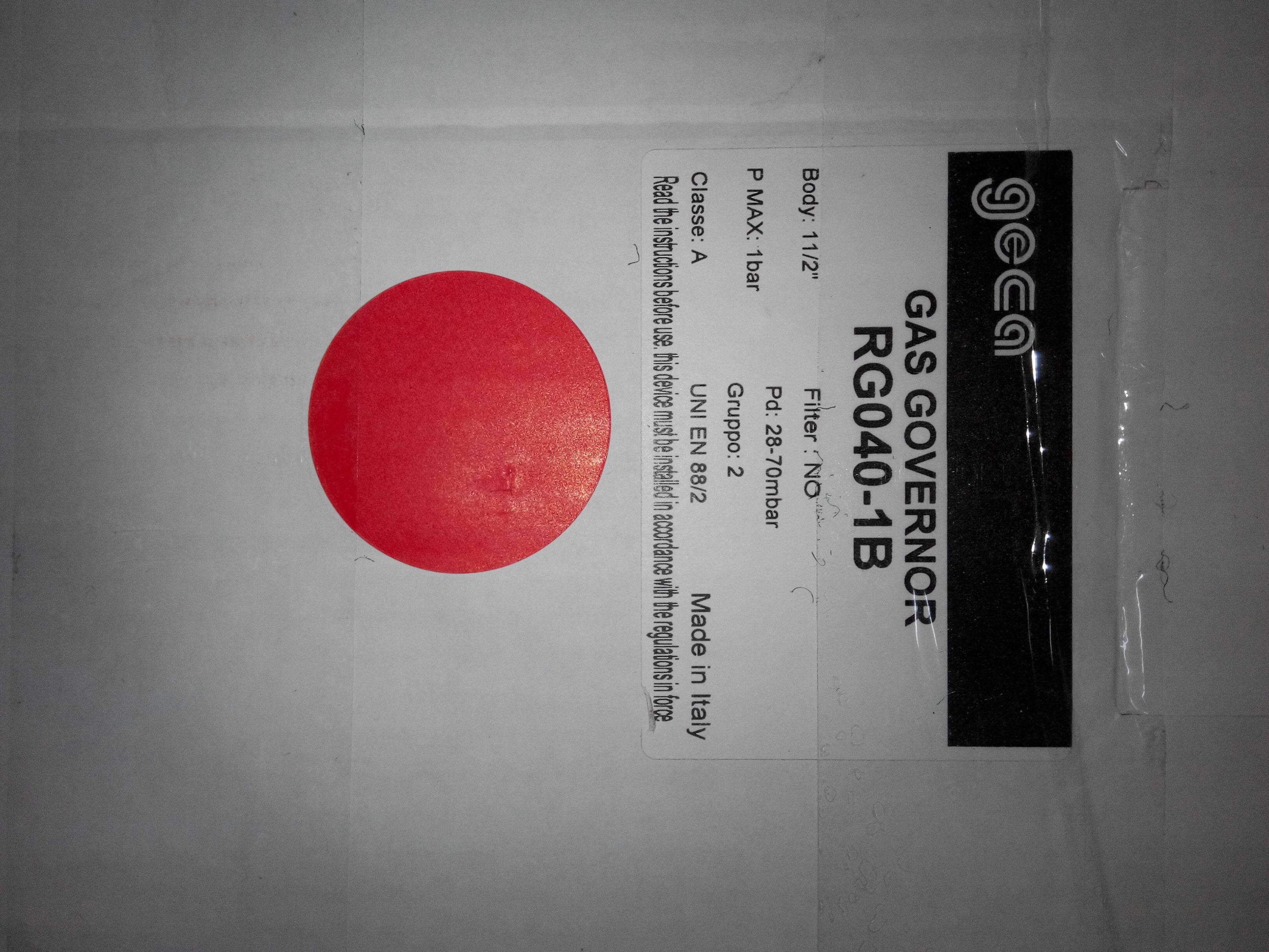 GECA基卡燃?xì)庹{(diào)壓閥RG040。RG050