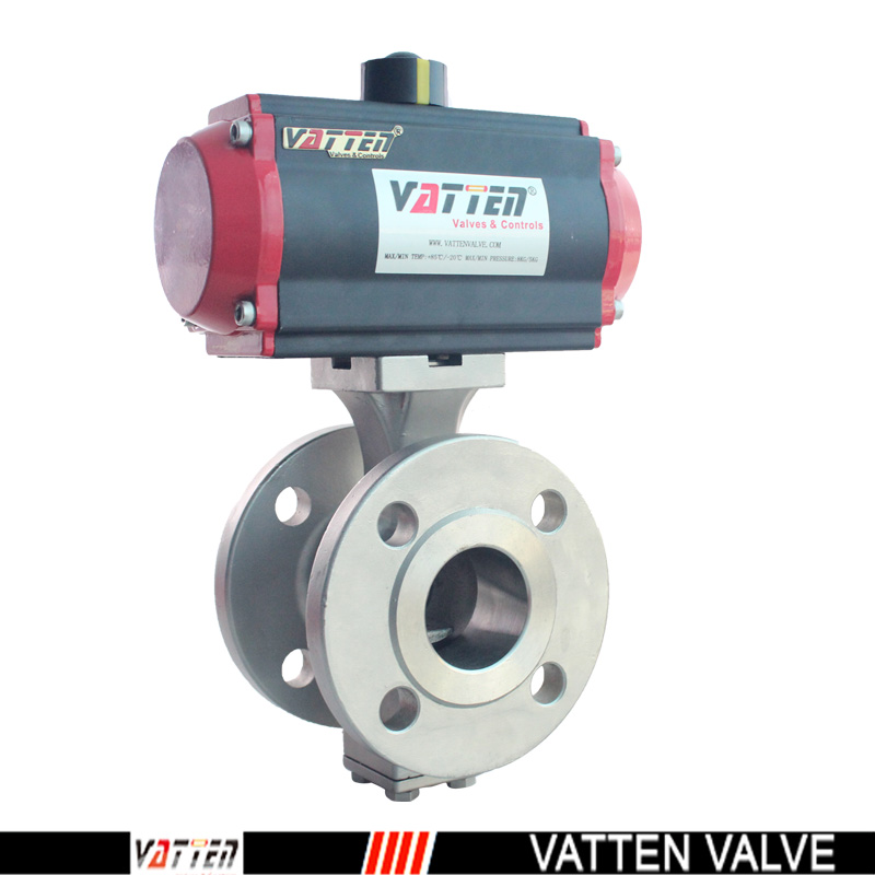 淤泥介質專用閥 氣動V型切斷球閥  QV671H-16P 工廠生產商
