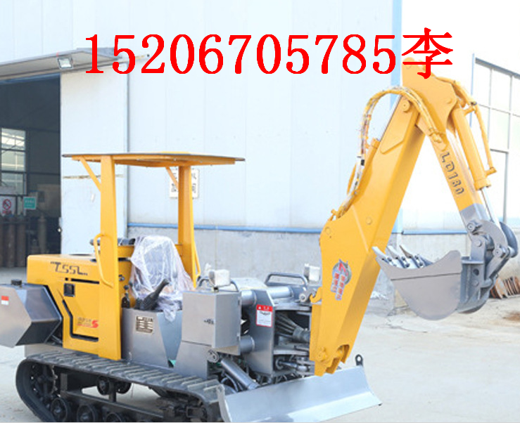 低價(jià)優(yōu)質(zhì)履帶挖掘機(jī) 農(nóng)用園林液壓履帶挖掘機(jī)，路面挖溝挖土機(jī)參數(shù)圖片