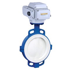 CD7C1F4616-D電動襯氟蝶閥|襯氟內(nèi)襯里閥門|電動內(nèi)襯里閥門