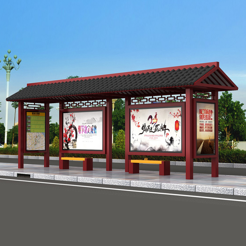 仿古候車亭設(shè)計(jì)，仿古候車亭價(jià)格，仿古候車亭廠家