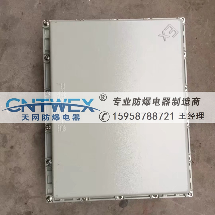 防爆端子箱420X300*220防爆接線箱防水防爆配電箱防爆非標(biāo)鑄鋁空箱