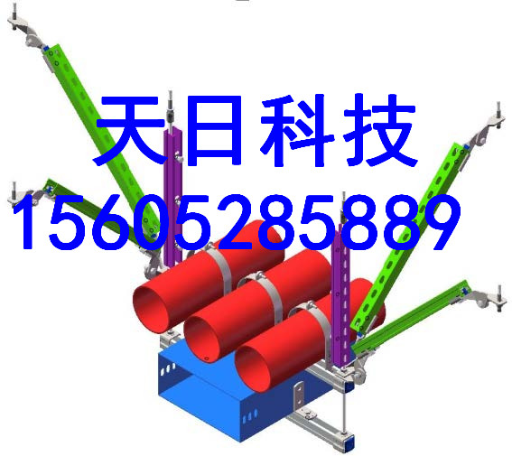 C型槽鋼抗震支吊架，管廊抗震支吊架，噴淋系統(tǒng)管束，抗震管束