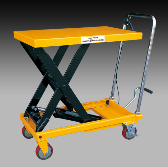 張槎標準型（500KG）小平臺 禪城手動模具平臺車 桂城液壓小平臺供應(yīng)
