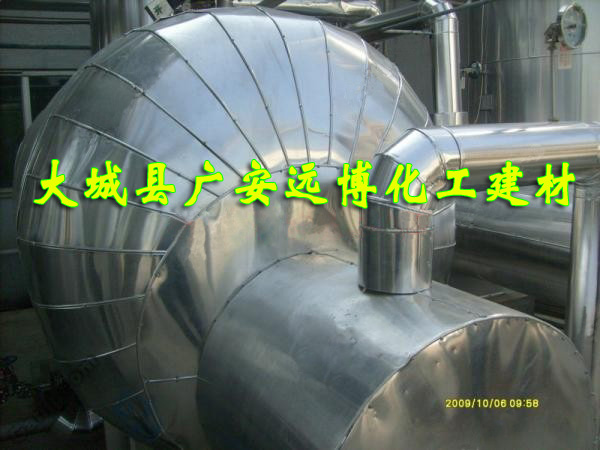 濰坊市彩鋼板巖棉設備保溫，鍍鋅鐵皮管道保溫，濰坊市鐵皮罐體保溫施工，鍋爐房保溫