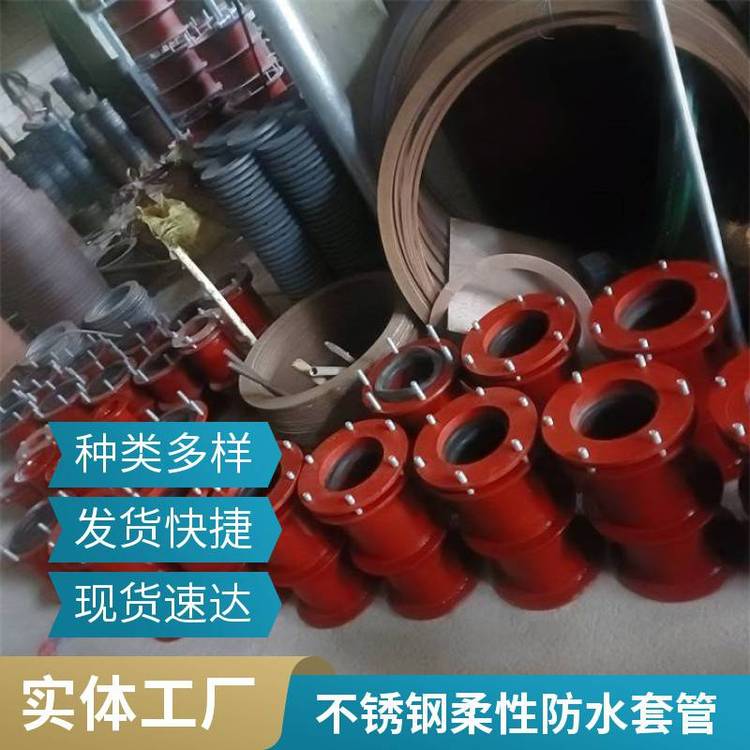 316不銹鋼剛性 柔性防水套管 通風密閉鋼套管 一般填料管可加工定制