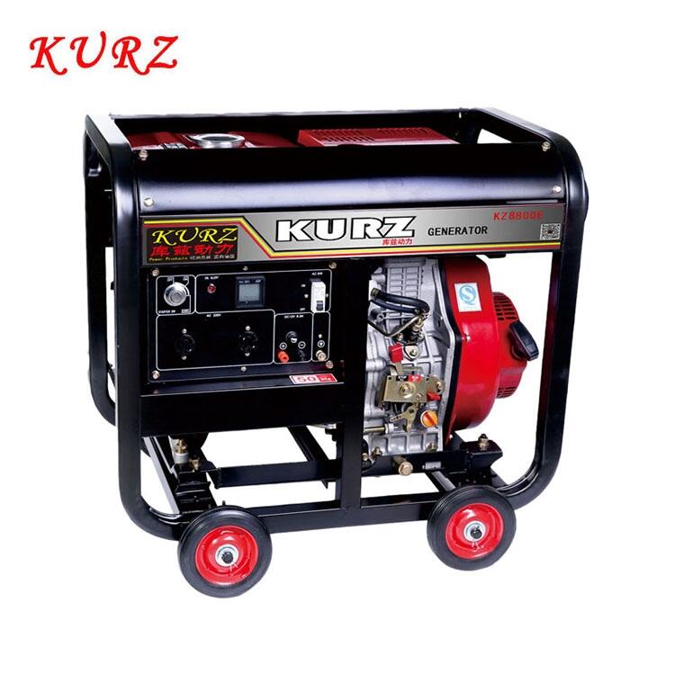 庫茲KZ6800E3—5千瓦三相電啟動柴油發(fā)電機圖片?