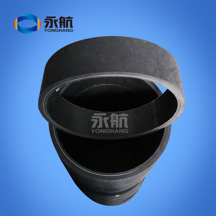 廣州永航現貨供應耐磨黑膠光纜牽引機皮帶700*60*13