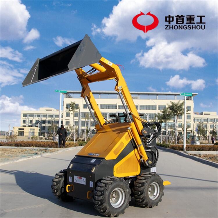 滑移鏟車柴油發(fā)動(dòng)機(jī) 小型裝載機(jī)安裝破碎錘