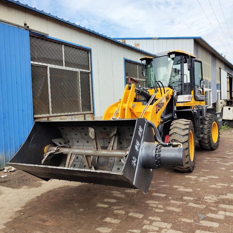 鏟車混凝土攪拌車操作視頻 攪拌運輸一體機上門安裝