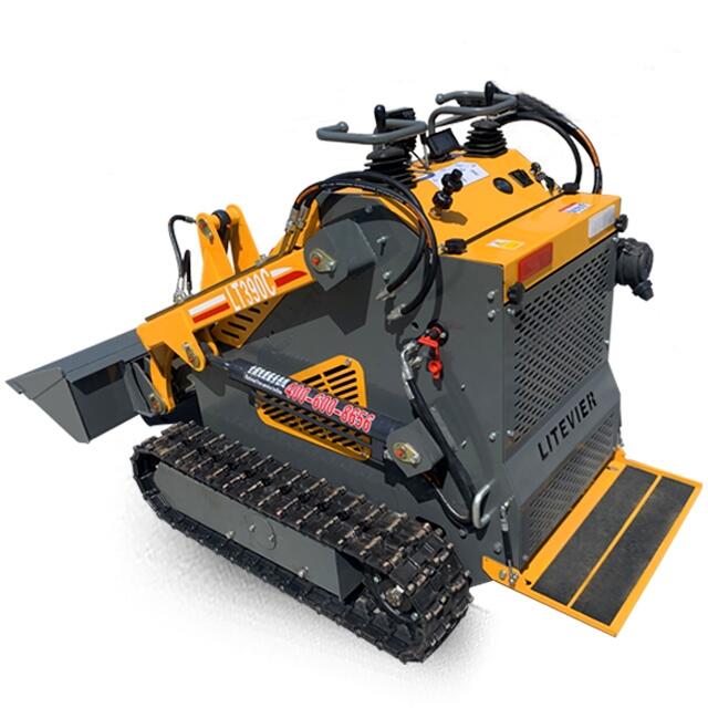 滑移裝載機(jī)站著操作四驅(qū)小鏟車可上云梯