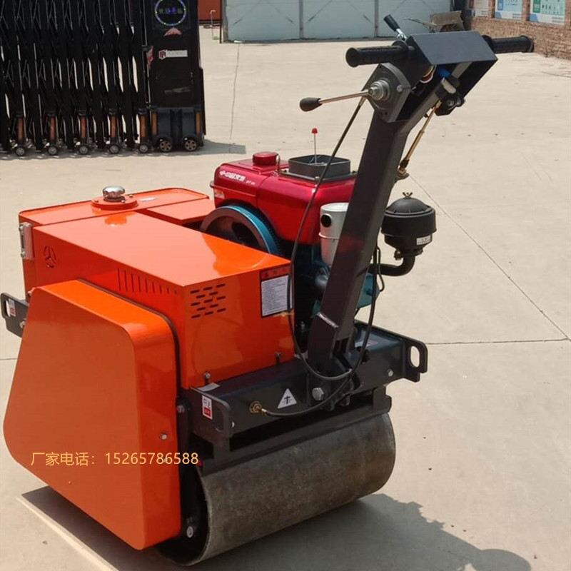 周口市廠家現(xiàn)貨汽油雙鋼輪軋道機 回填土地基壓實機
