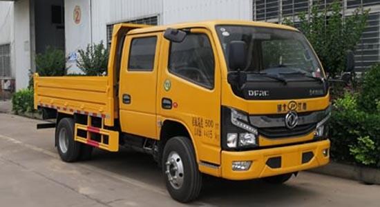 東風雙排小型自卸式垃圾車(國六),垃圾收集車