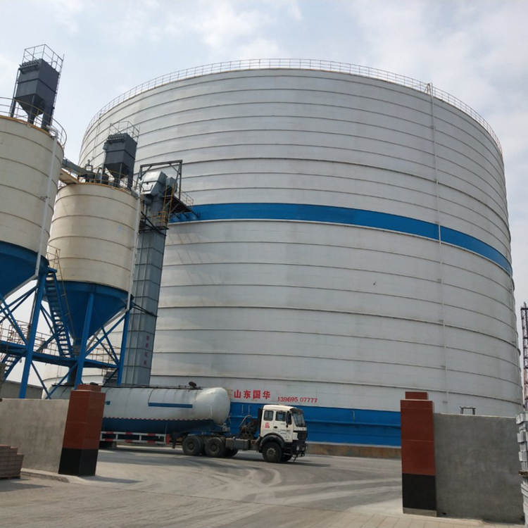 粉煤灰儲存罐施工方案 鍍鋅卷板倉技術說明 國華鋼板倉建設
