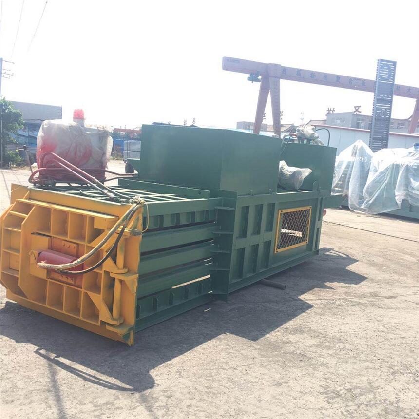 臥式液壓廢紙打捆機(jī) 廢舊服裝海綿液壓打包機(jī)