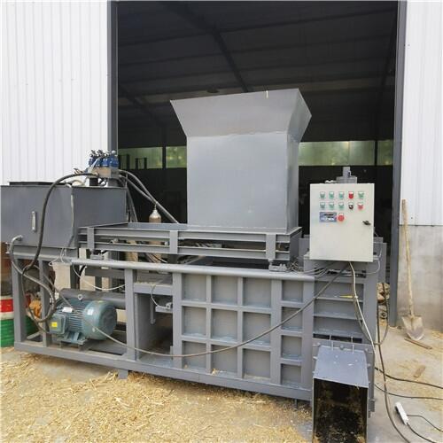 臥式套袋打包機玉米秸稈方捆打捆機 秸稈方捆壓塊機