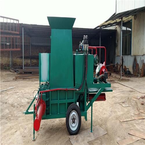 牛羊牧草壓塊機(jī) 臥式方塊套袋打包機(jī)  液壓打包機(jī)廠家