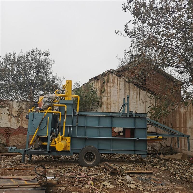 玉米秸稈方捆套袋壓塊機 多功能液壓打包機