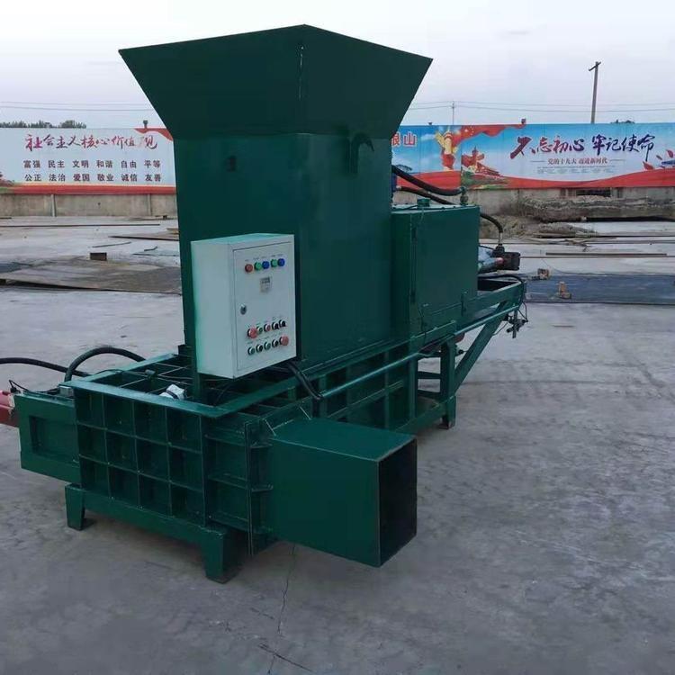 全自動液壓方捆壓塊機  干玉米秸稈青儲飼料方塊套袋打包機