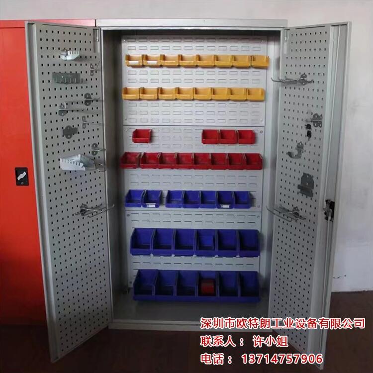重型工具柜加厚車間鐵皮柜 雙開門工具儲物柜 加厚置物柜 備品柜