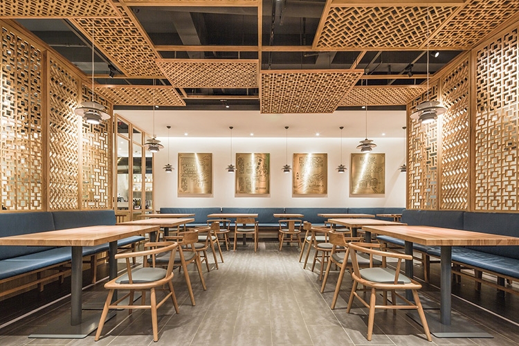 合肥餃子店裝修要點(diǎn)，小成本餃子店這樣設(shè)計(jì)干凈又整潔，生意紅紅火火