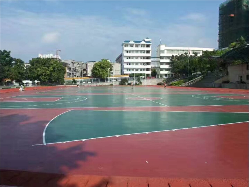 籃球場地平果 訂做硅pu球場設(shè)計規(guī)范哪家好