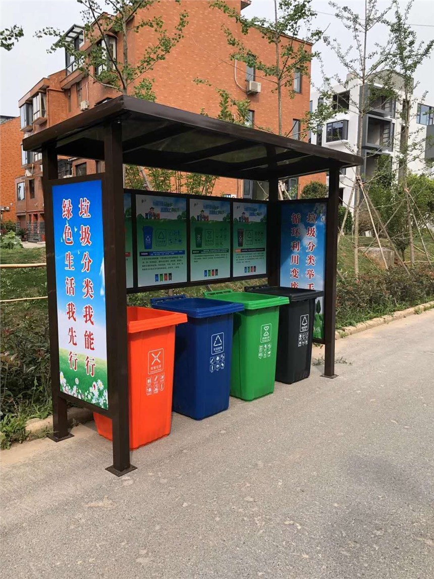 欽州定制垃圾分類(lèi)亭廠家直銷(xiāo) 博白腳踏式垃圾桶