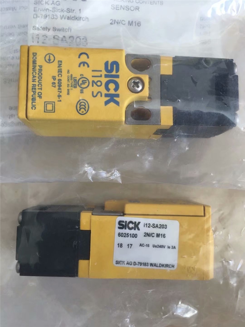 SICK施克接近開關 安全鎖I12-SA203