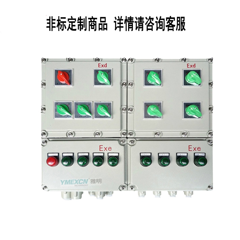 防爆風(fēng)機(jī)遠(yuǎn)程控制箱 電機(jī)閥門水泵按鈕開關(guān)箱