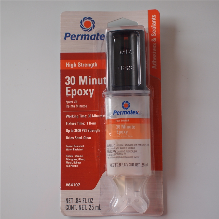 泰揚Permatex 30分鐘透明AB氧膠84107 permatex 84107