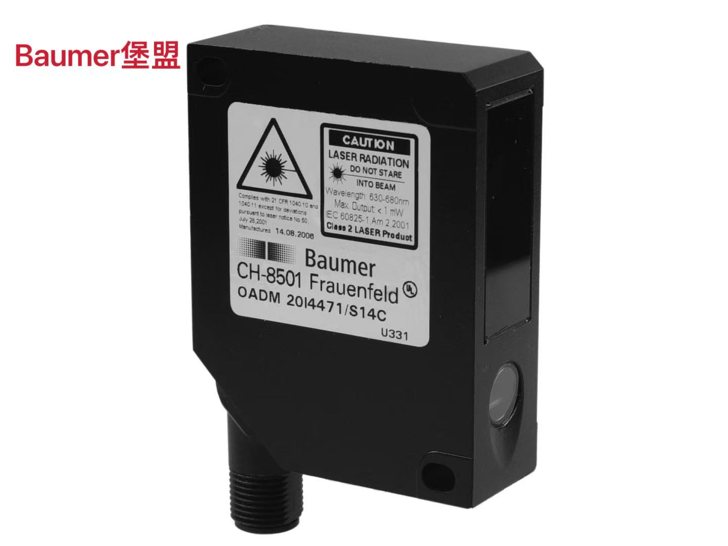 瑞士BAUMER堡盟10221058	MYCOMG75P/500傳感器全新