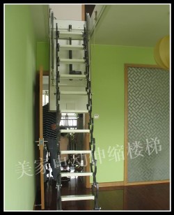 電動閣樓伸縮樓梯 遙控閣樓樓梯 自動伸縮樓梯