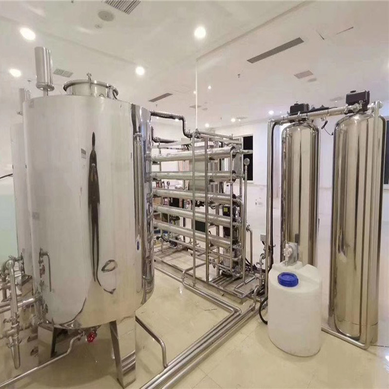 工業(yè)除鹽水設(shè)備1噸反滲透設(shè)備電鍍化工用純水輝月去離子水處理