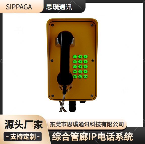 地下綜合管廊防水防潮電話機(jī)工業(yè)網(wǎng)絡(luò)IP電話電廠工業(yè)話站