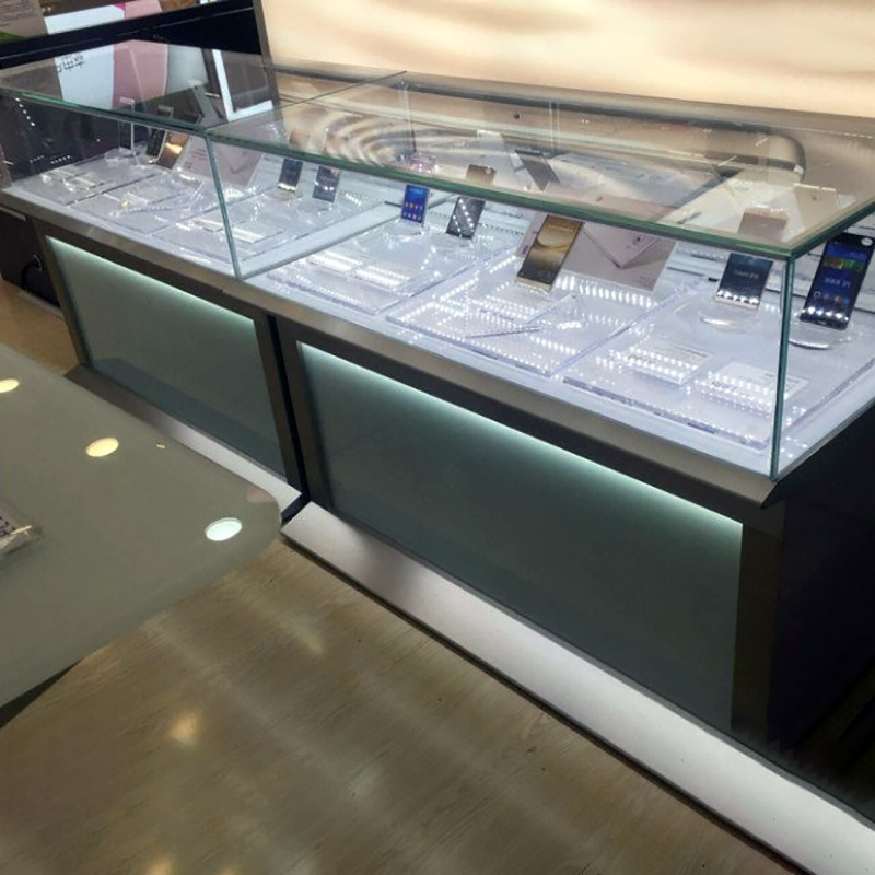 高檔設(shè)計(jì)商場珠寶店展示柜黃金首飾展柜鉆石戒指玻璃柜臺陳列柜