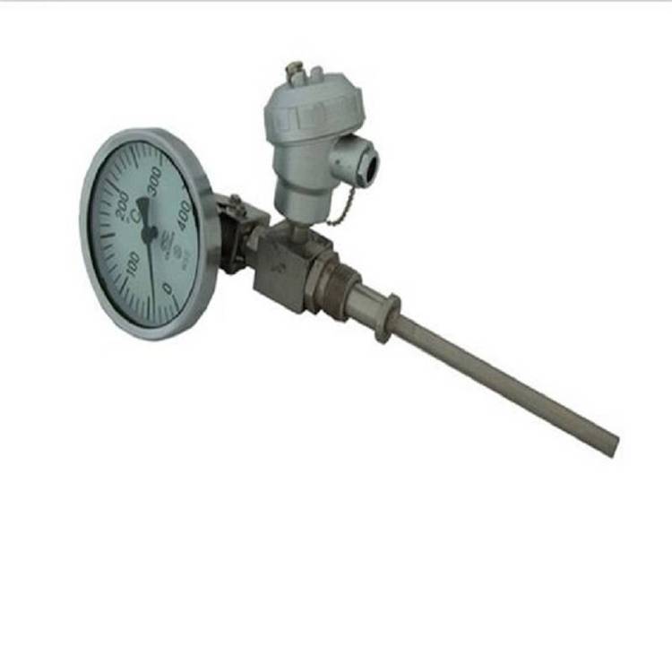 WSSP-481一體式帶熱電阻遠傳雙金屬溫度計