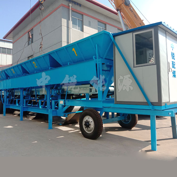 油電兩用配煤機(jī)煤炭破碎混合設(shè)備自動稱重計量配比準(zhǔn)確