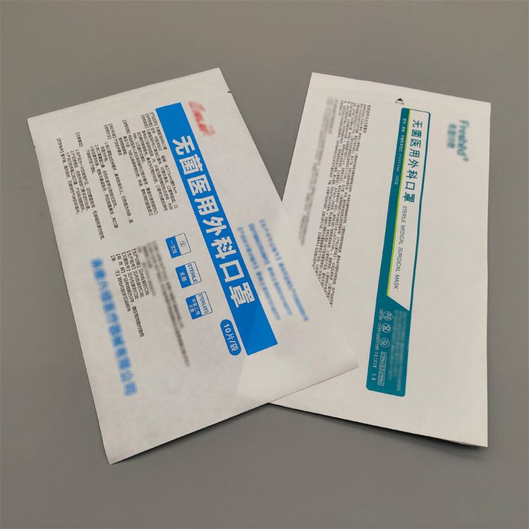 杰彩品牌定制紙塑復(fù)合包裝袋醫(yī)用無(wú)菌密封袋一次性防護(hù)口罩紙塑袋