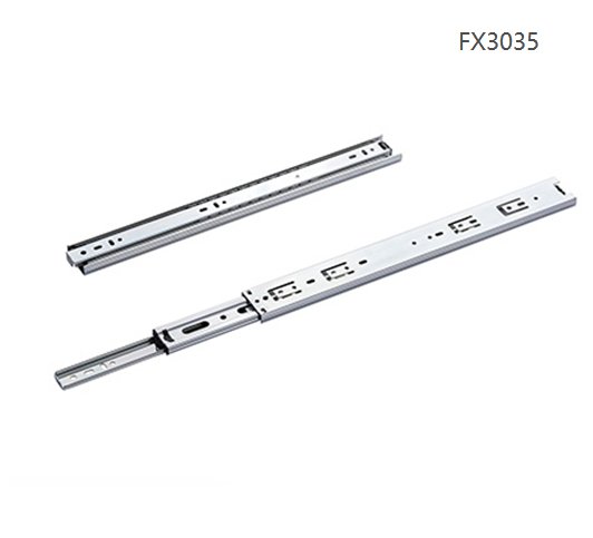 豐力達(dá)FX3035三節(jié)全拉出滾珠滑軌靜音，順滑，長(zhǎng)壽命