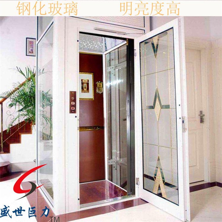 小型別墅家用電梯自動(dòng)門(mén)家用電梯盛世巨力升降平穩(wěn)